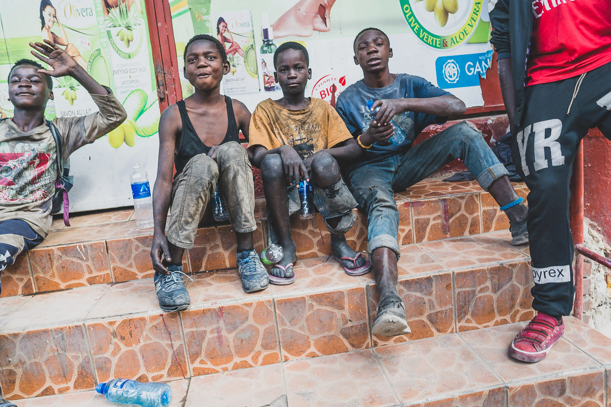 Street kids in Zambia